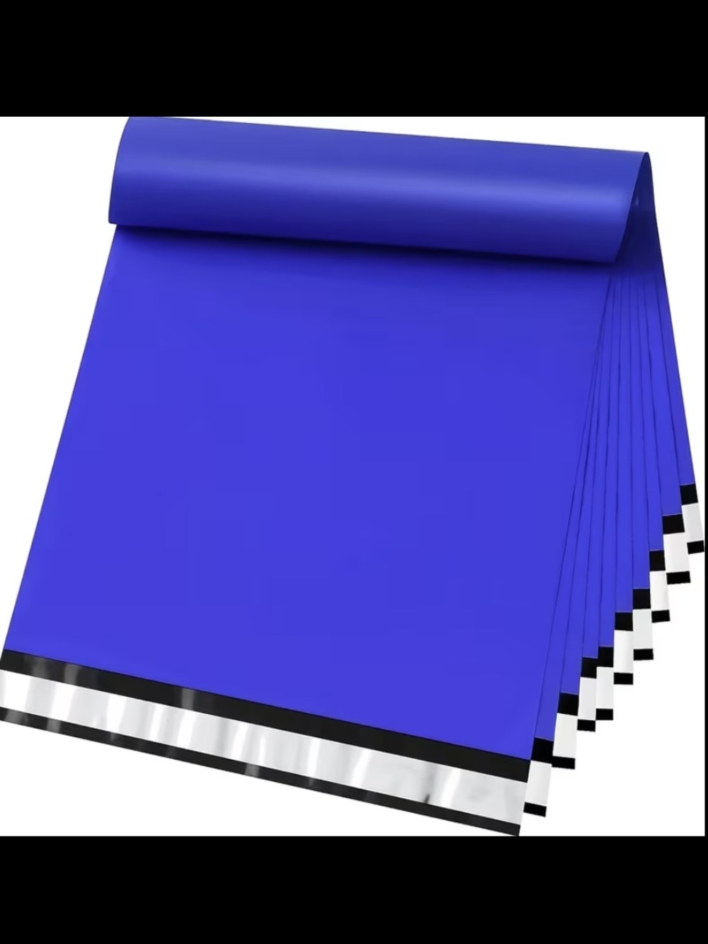 5- 24” x 24” Blue Polymailers